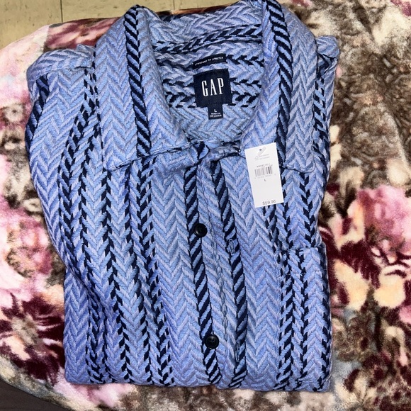 Thick Knit Short Sleeve Collar Shirt - Picture 6 of 6